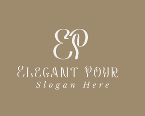 Business Elegant Wellness logo design