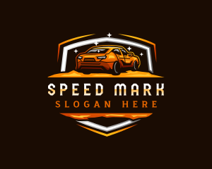 Car Shield Garage logo design