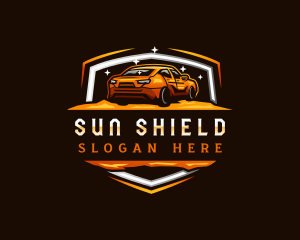 Car Shield Garage logo design