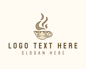 Espresso - Hot Coffee Cup logo design