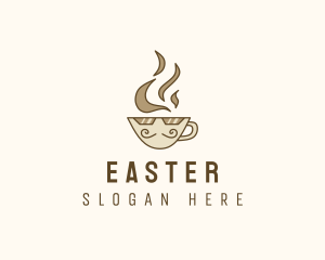 Mug - Hot Coffee Cup logo design