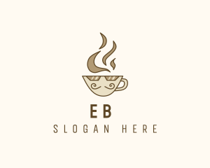 Tea Shop - Hot Coffee Cup logo design