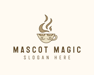 Hot Coffee Cup logo design