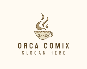 Tea Cup - Hot Coffee Cup logo design