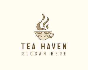 Hot Coffee Cup logo design