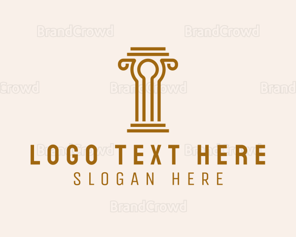Luxury Column Business Logo