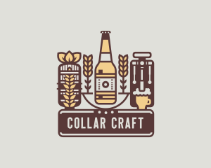 Beer Bottle Brewery logo design