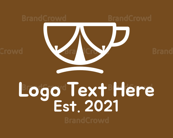 Coffee Cup Tent Logo