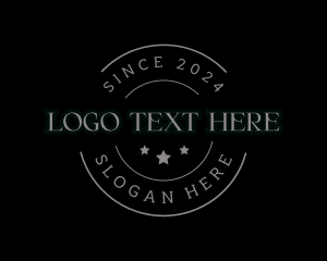 Branding - Cursive Circle Badge logo design