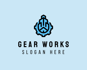 Building Construction Gear  logo design