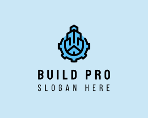 Construction - Building Construction Gear logo design