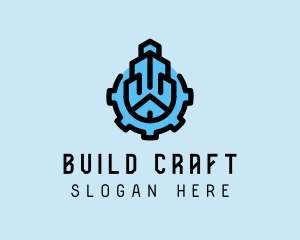 Building Construction Gear  logo design