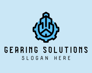 Building Construction Gear  logo design