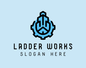 Building Construction Gear  logo design