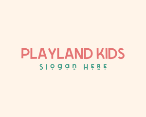 Playful Kid Nursery logo design