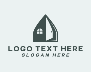 Land Developer - House Window Door logo design