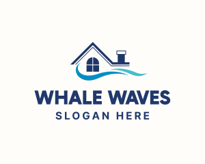 House Wave Real Estate logo design