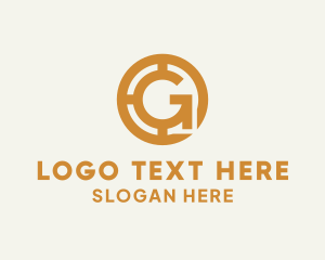 Bitcoin - Luxury Finance Firm Letter G logo design