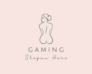 Nude Woman Beauty Logo