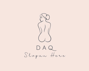 Plastic Surgery - Nude Woman Beauty logo design