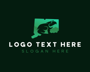 Red Legged Frog - Toad Frog Conneticut logo design