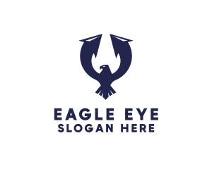 Arrow Eagle Wings logo design