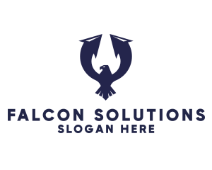 Arrow Eagle Wings logo design