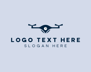 Drone - Camera Surveillance Drone logo design