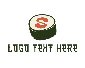 Seafood - Sushi Sashimi Letter S logo design