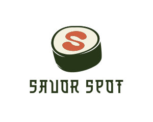 Sushi Sashimi Letter S Logo