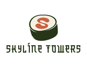 Sushi Sashimi Letter S logo design