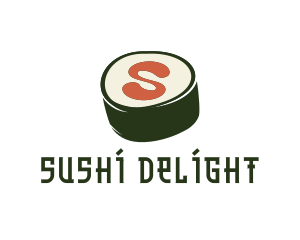 Sushi Sashimi Letter S logo design