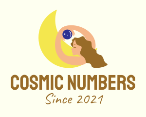 Numerology - Woman Fortune Teller logo design