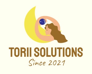 Woman Fortune Teller  logo design