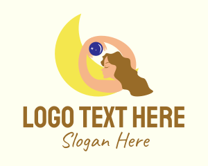 Woman Fortune Teller  Logo