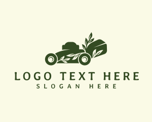 Cutter - Landscaping Lawn Mower logo design