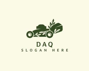 Landscaping Lawn Mower Logo