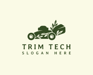 Trimmer - Landscaping Lawn Mower logo design