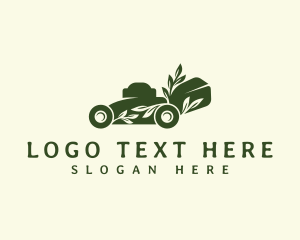 Trimmer - Landscaping Lawn Mower logo design