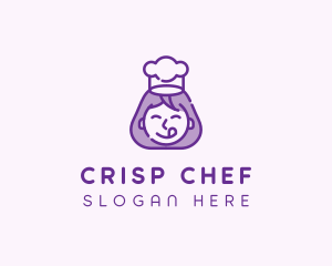 Girl Chef Baker  logo design