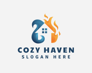 Warm - Warm Cold Ventilation logo design