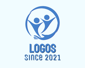 Humanitarian - Blue Children Center logo design