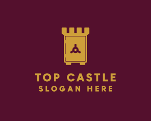 Gold Safe Castle logo design