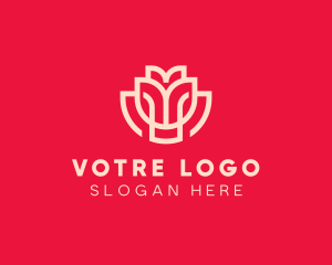 Commercial - Geometric Flower Beauty logo design