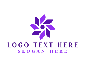 Yoga - Beautiful Fashion Flower logo design
