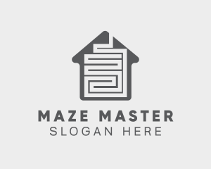 Gray Maze House logo design