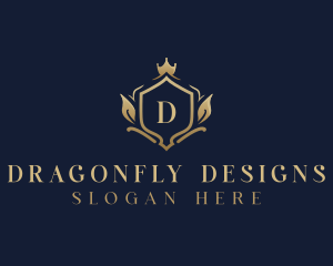 Royal Crown Shield Jewelry logo design