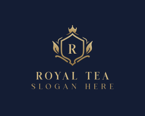 Royal Crown Shield Jewelry logo design