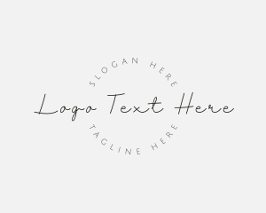 Simple Handwritten Company Logo