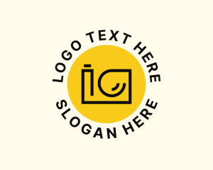 Vlogger - Videographer Camera Vlog logo design